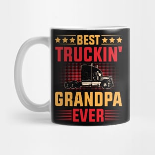 Best Truckin' Grandpa Ever Mug